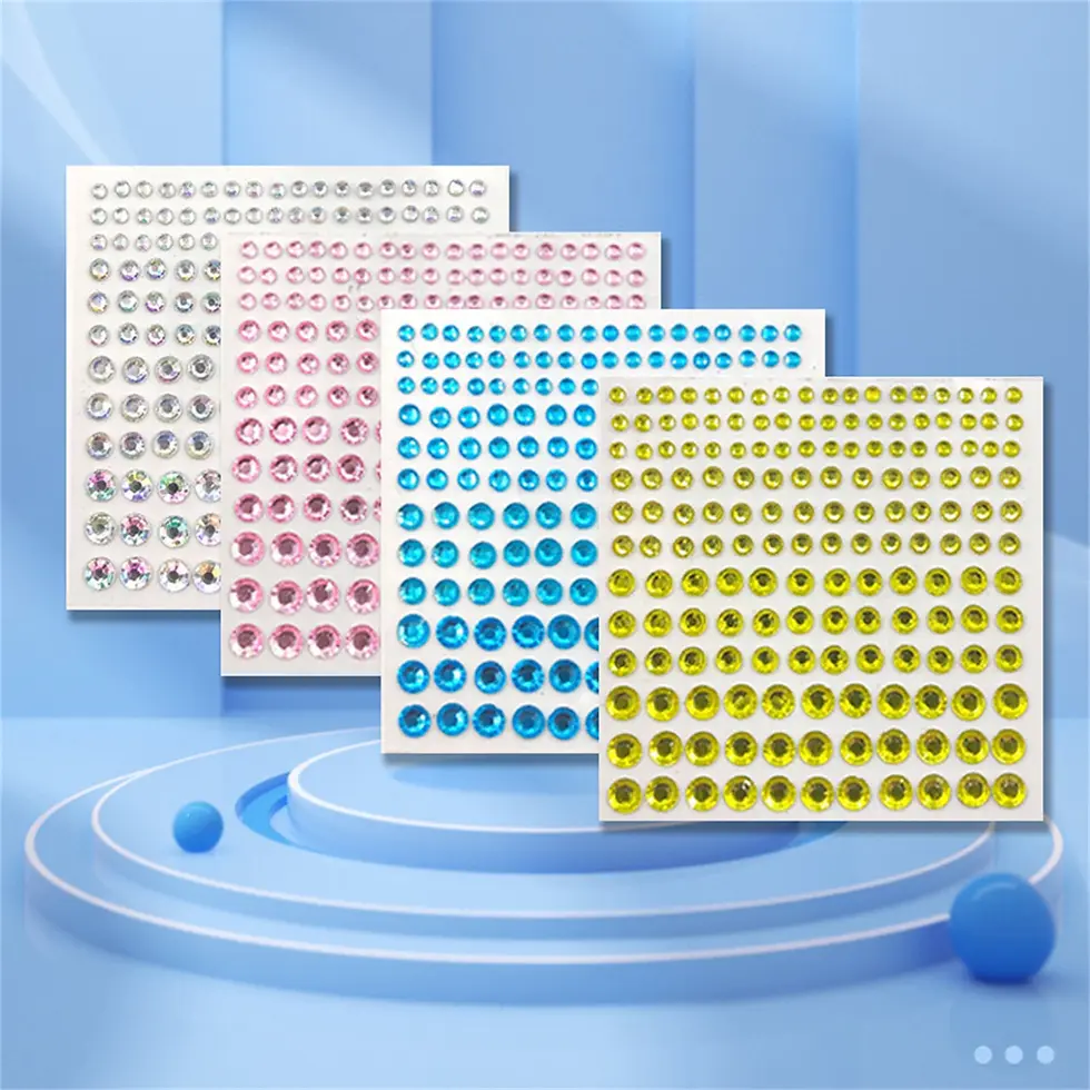 Thumbnail: Face Gems Tattoo Eye Jewels Festival Body Crystal Make Up Sticker Diamond Pearls