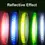 Thumbnail: 8 M Reflective Tape Adhesive Sticker Strip Glow in the Dark Bike Car Truck Decal