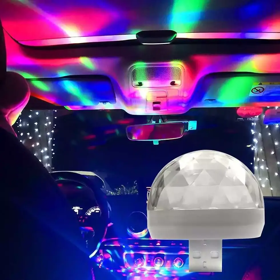 Thumbnail: RGB LED Disco Party Light Speakers, EarPods, Hi Fi Audio Phone Accessories