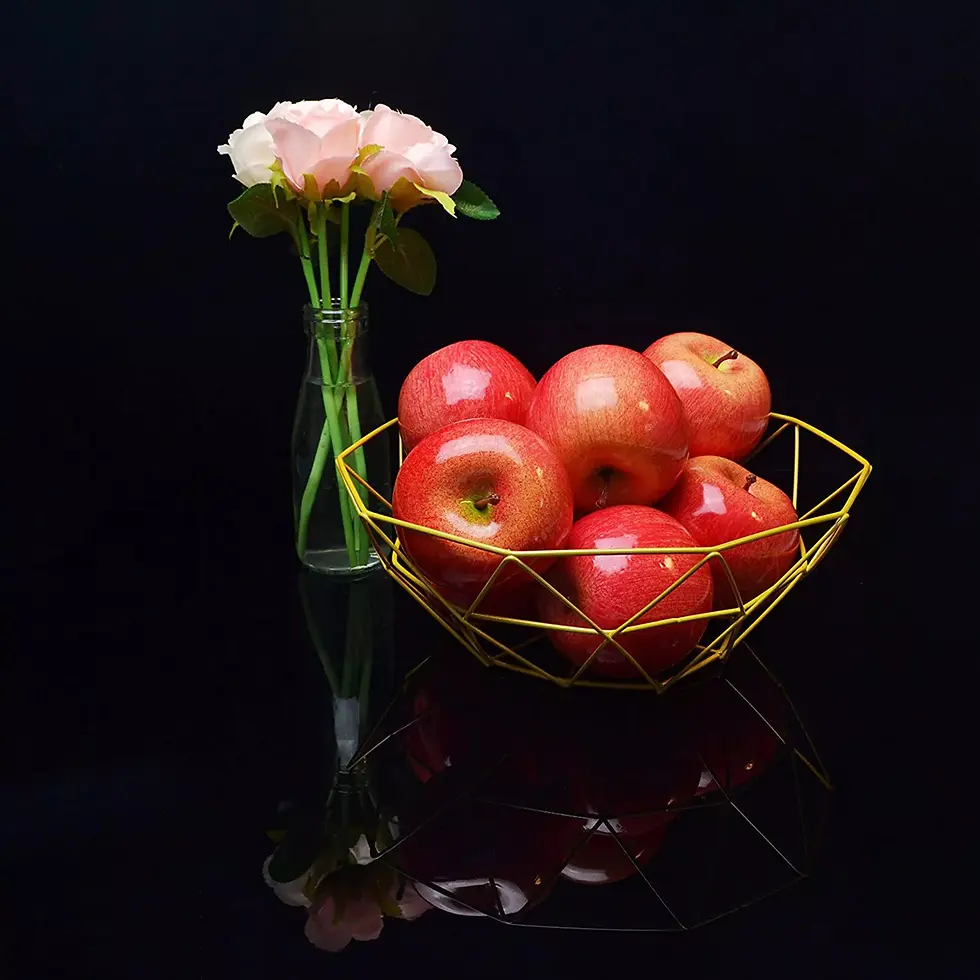 Artificial Red Apples Decor | Homeware Décor | Dining Chair Cover | Dining set