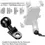 Thumbnail: 10mm Handlebar Mount Base for Phone & GPS Waterproof Phone Case, Car Charger