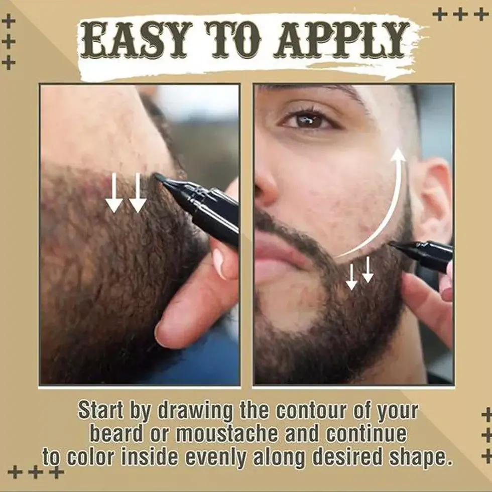 Thumbnail: Beard Filler Pen with Brush | Hairdressing Accessories | Hair Clips