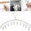 Thumbnail: 3/6x10Pegs Stainless Steel Laundry Sock Underwear Clothes Dryer Rack Hanger Clip
