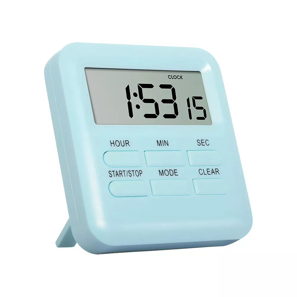 Thumbnail: LCD Digital Kitchen Cooking Timer Count-Down Up Clock Loud Alarm Magnetic