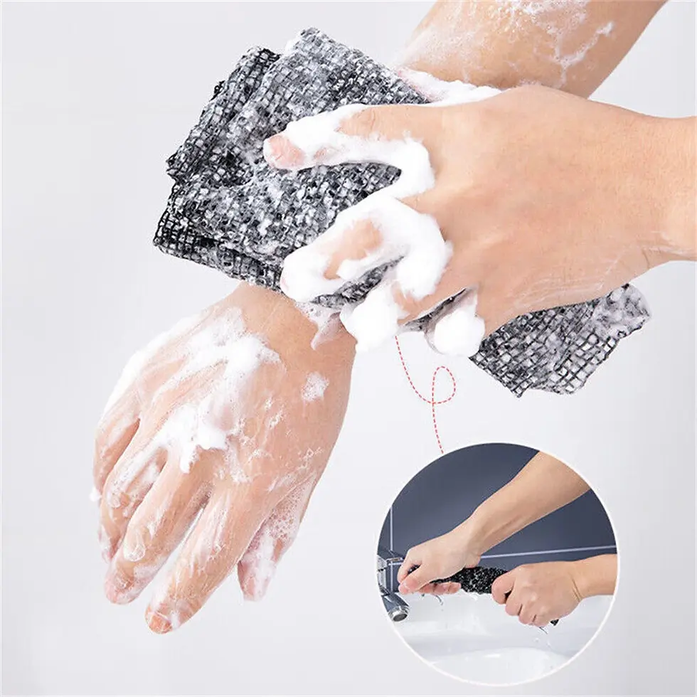 Thumbnail: Ultra Long Exfoliating Back Scrubber Bed n Bath Products | Homeware Décor