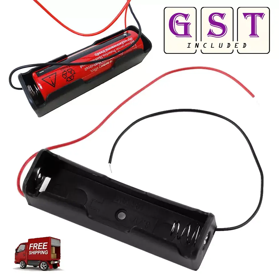 Thumbnail: 18650 Battery Holder with Wire Leads | Speakers | EarPods | Phone Accessories