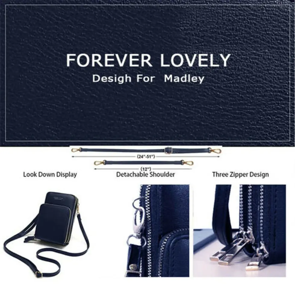 Thumbnail: Women's Crossbody Phone Purse Waterproof Phone Case | Car Charger