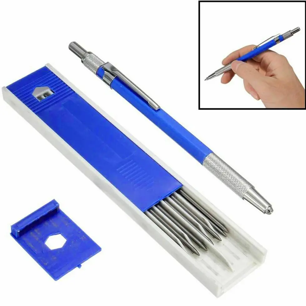2B 2mm Lead Holder Automatic Mechanical Draw Drafting Pencil +Leads Refill AU