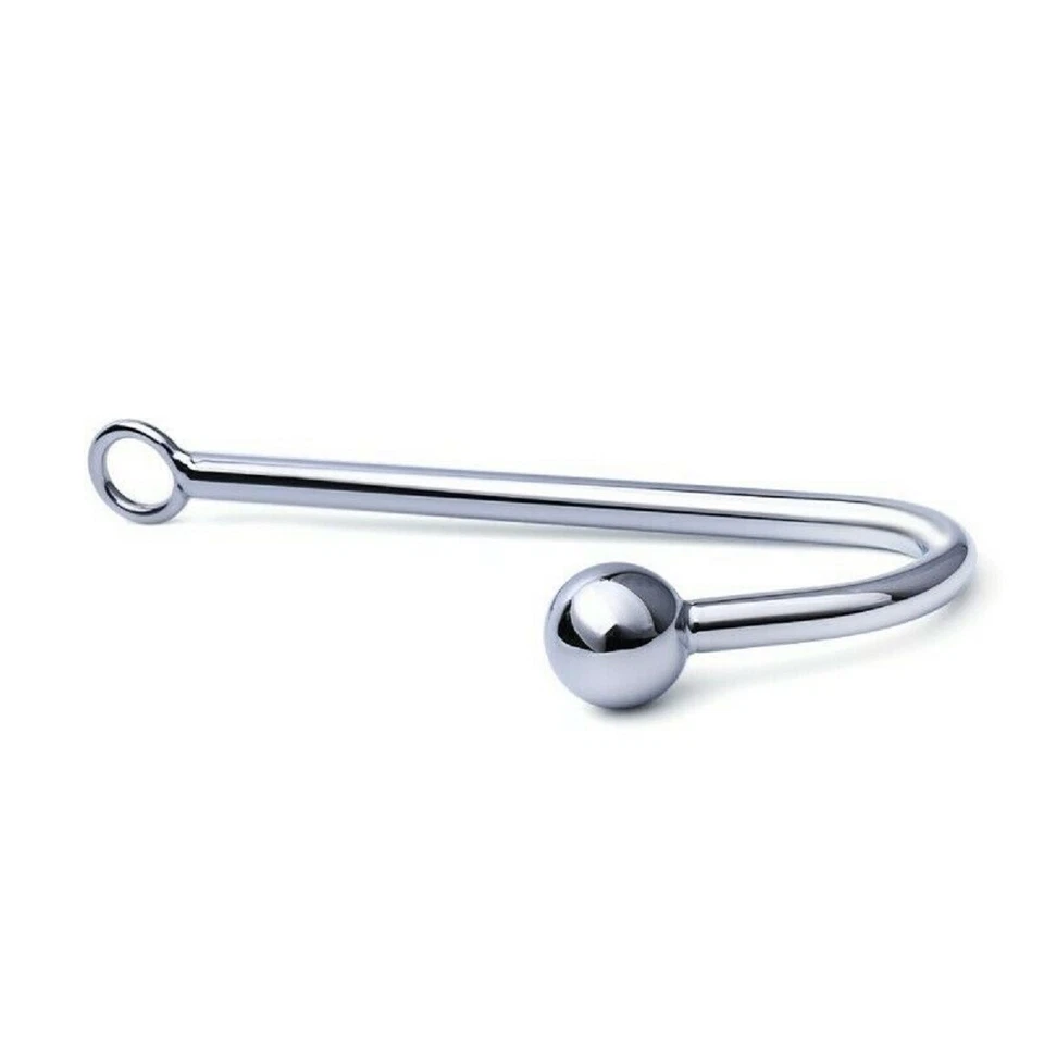 Thumbnail: Steel Anal Hook w/ Ball Toy|Sexy shop near me | Male sexy toys