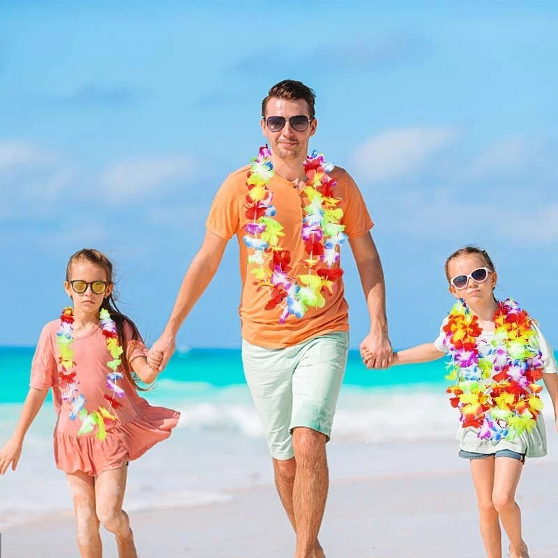 Thumbnail: Hawaiian Tropical Flower Lei for Hula Party Anal Plug, But Plug, Anal Balls