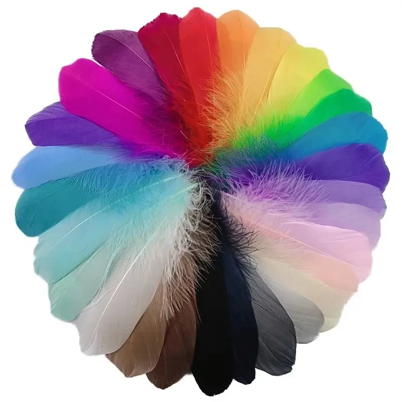 100pcs Goose feathers 6-12cm 11 Colour | Wedding Décor | Confetti | Wedding Venues | Wedding Bouquets