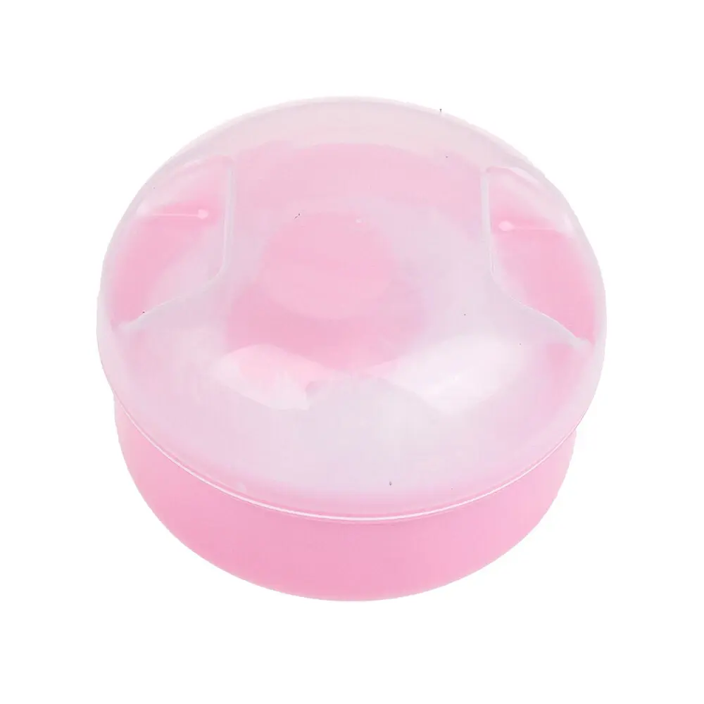Portable with Box Baby Soft Body Powder Puff Virtu Container Case Talcum Sponge