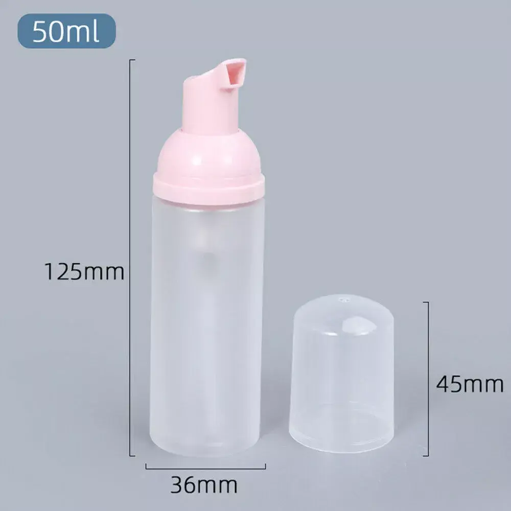 10Pcs 50ml Foam Pump Bottle Empty Cosmetic Container Soap Shampoo Foaming Bottle