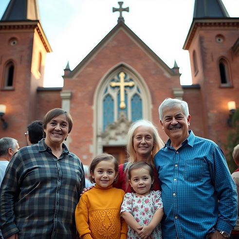 Family infront of a church.jpg
