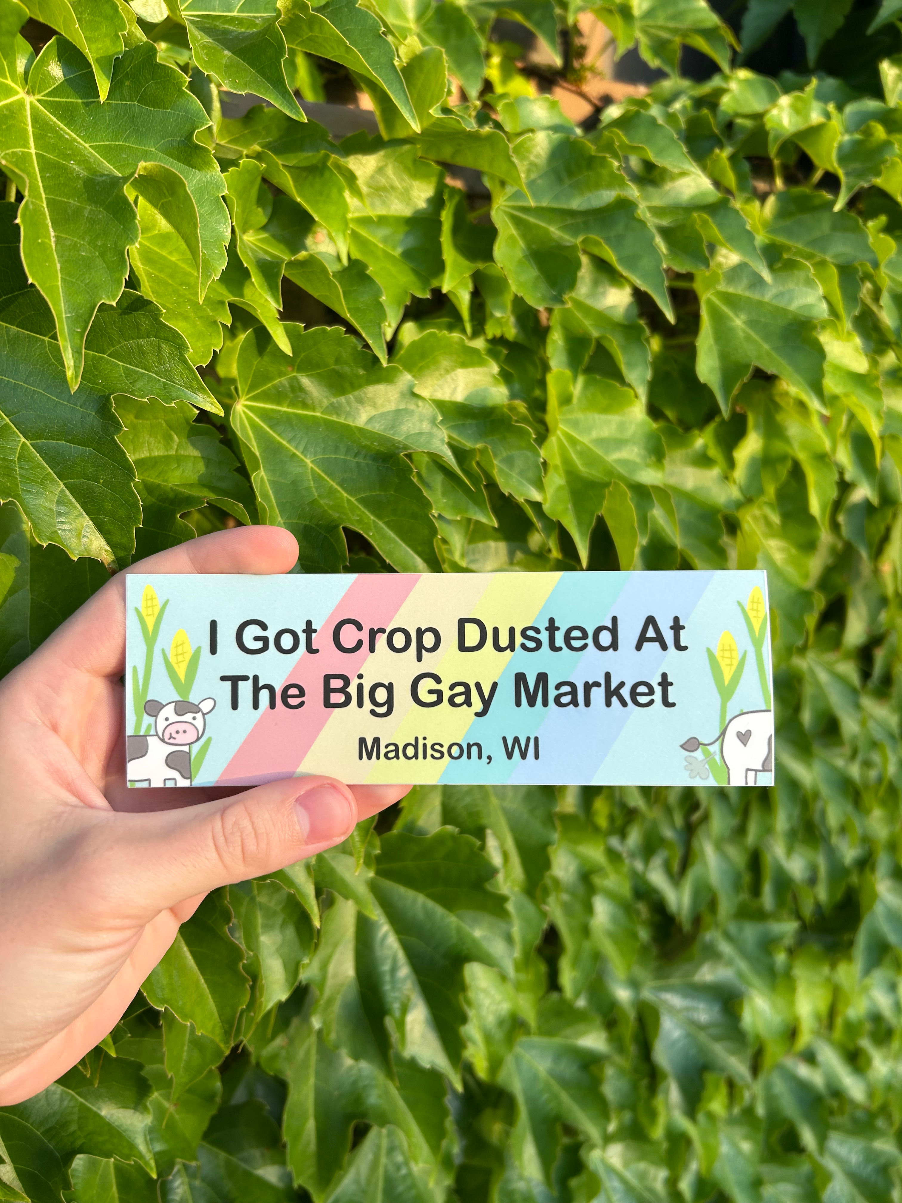 Crop Dust Bumper Sticker