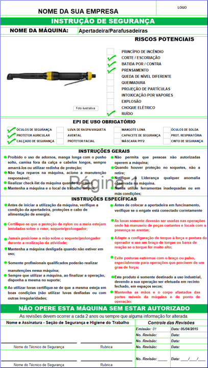 Miniatura: APRs - Ferramentas manuais e máquinários pesados