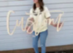 Custom Wood Words- Personalized Wooden Sign