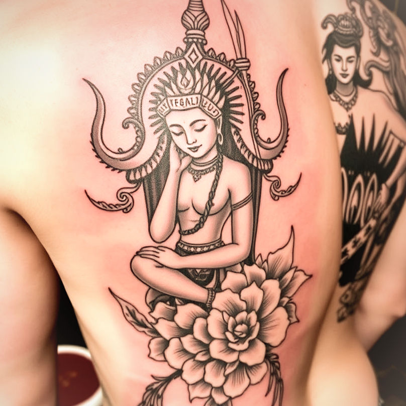 Thailändischer Glaubensstil Tattoo_edited