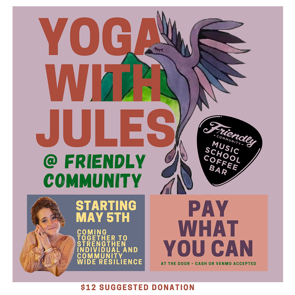 Yoga with Jules in the Morning!