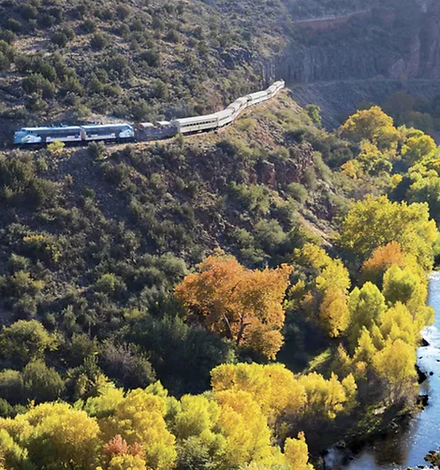 This 4-hour Train Journey Is One of the Most Stunning in the U.S. West—and It Passes by Historic Ruins and Stunning Red Rock Canyons