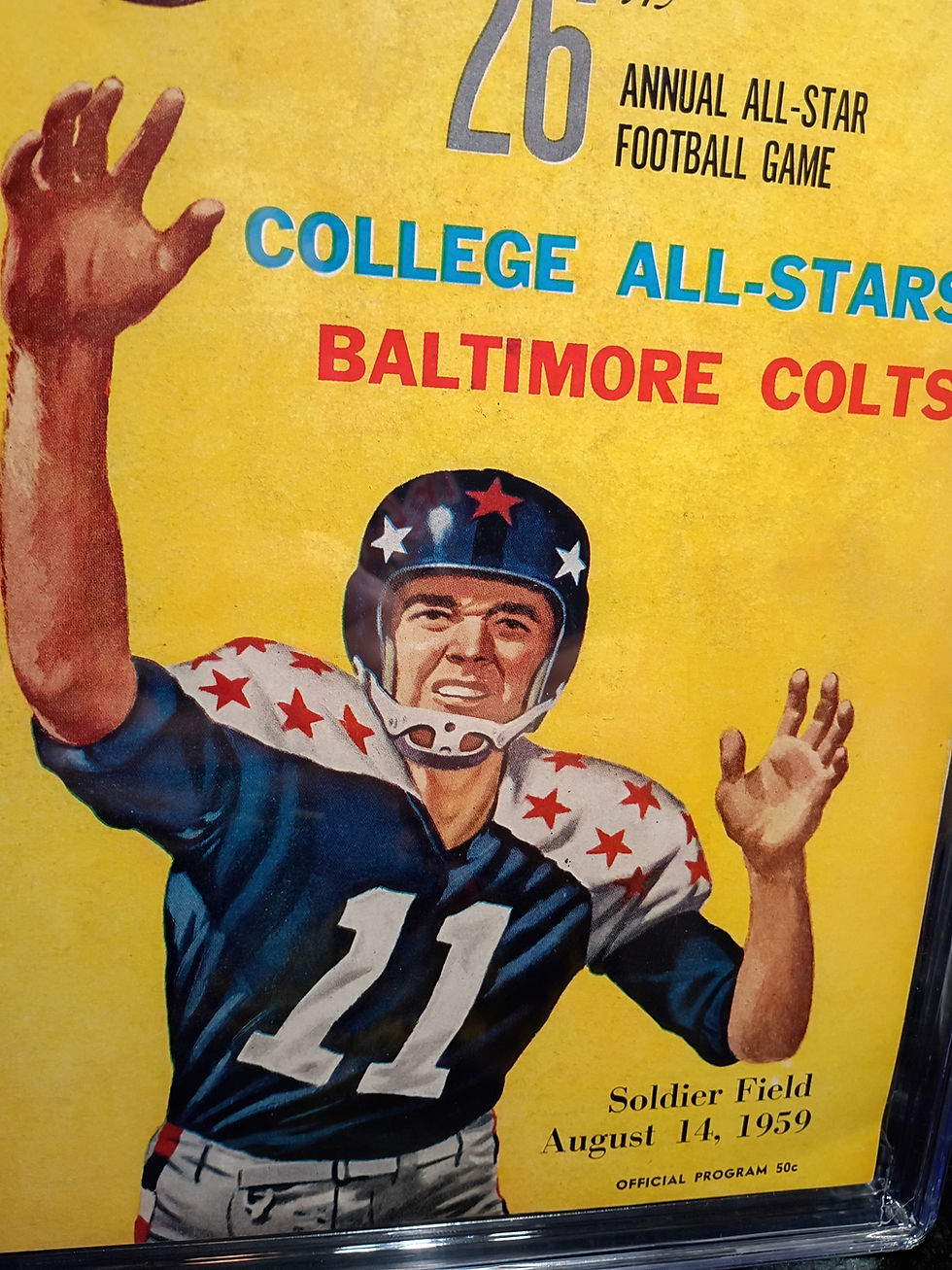 Thumbnail: 1959 Soldier Field Charity College All-Stars vs Baltimore Colts Program