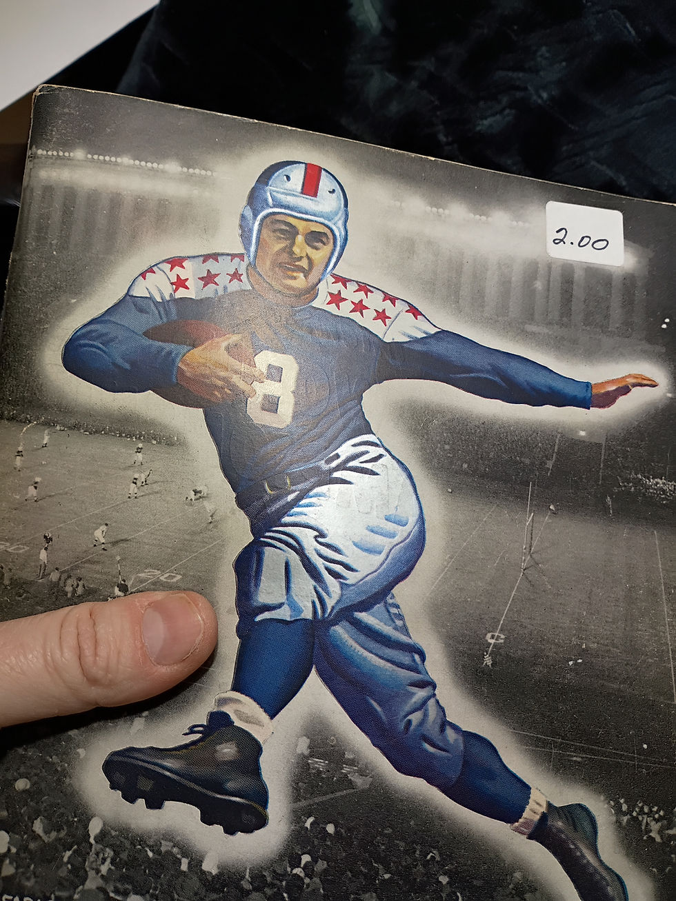 Thumbnail: 1947 College All Star vs Chicago Bears Program