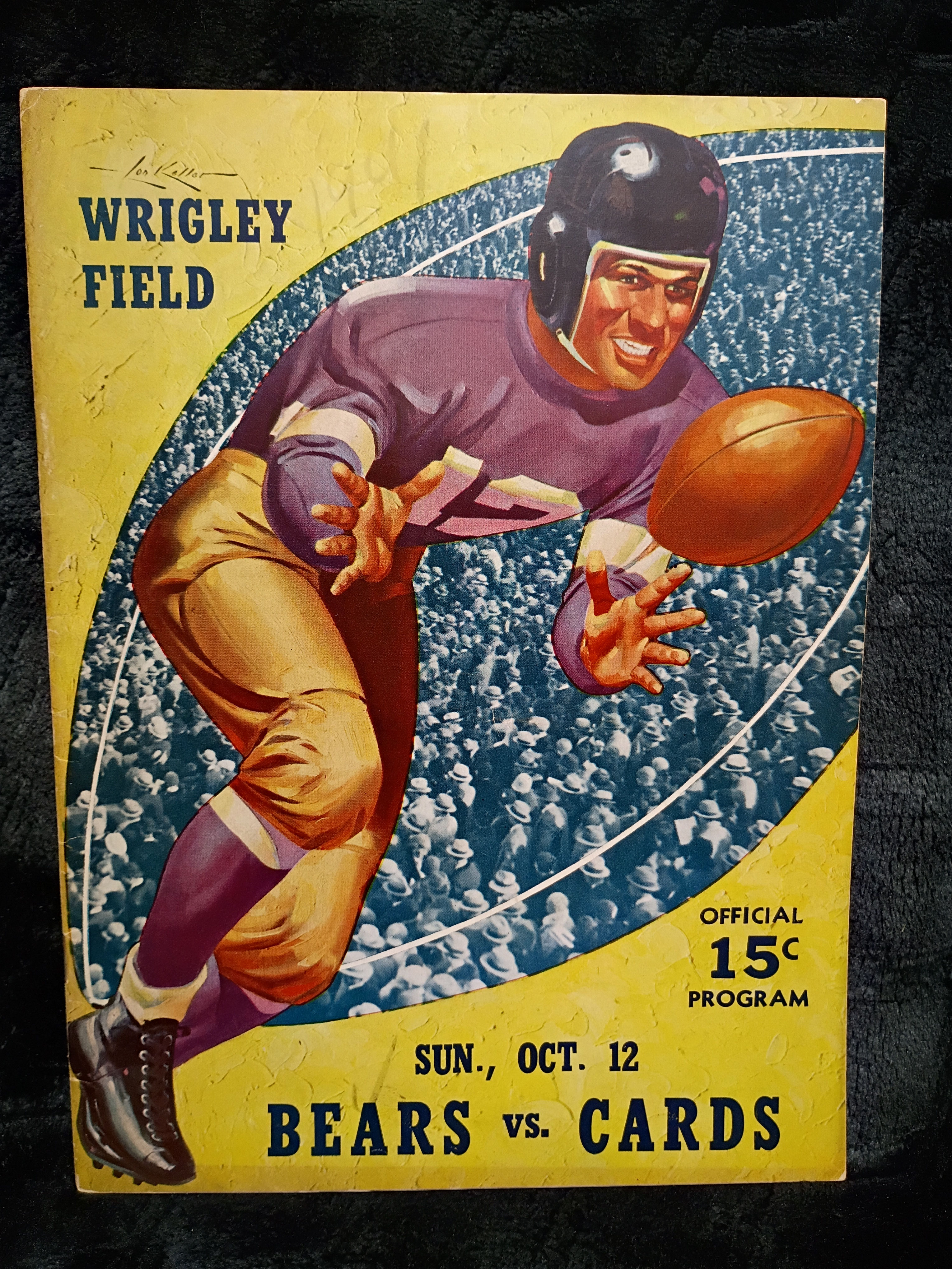 1941 Chicago Rivals Cardinals vs Bears (Wrigley Field)
