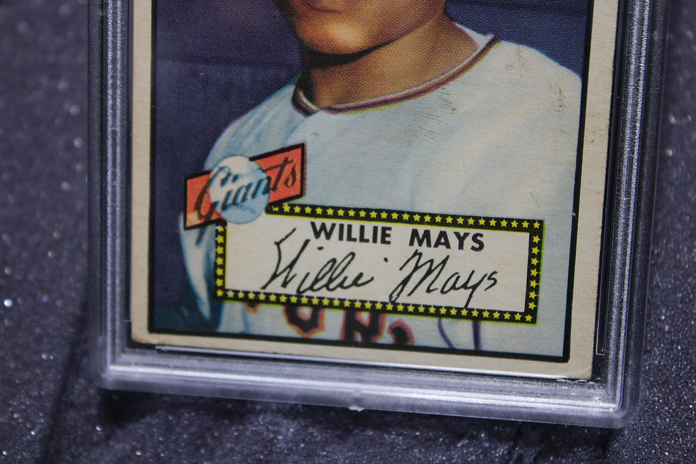 Thumbnail: 1952 Topps #261 Willie Mays 💜 Very Good 💜 example in PSA 3