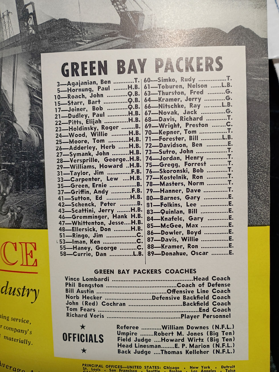 Thumbnail: 1962 College All-Stars vs Green Bay Packers - Bart Starr