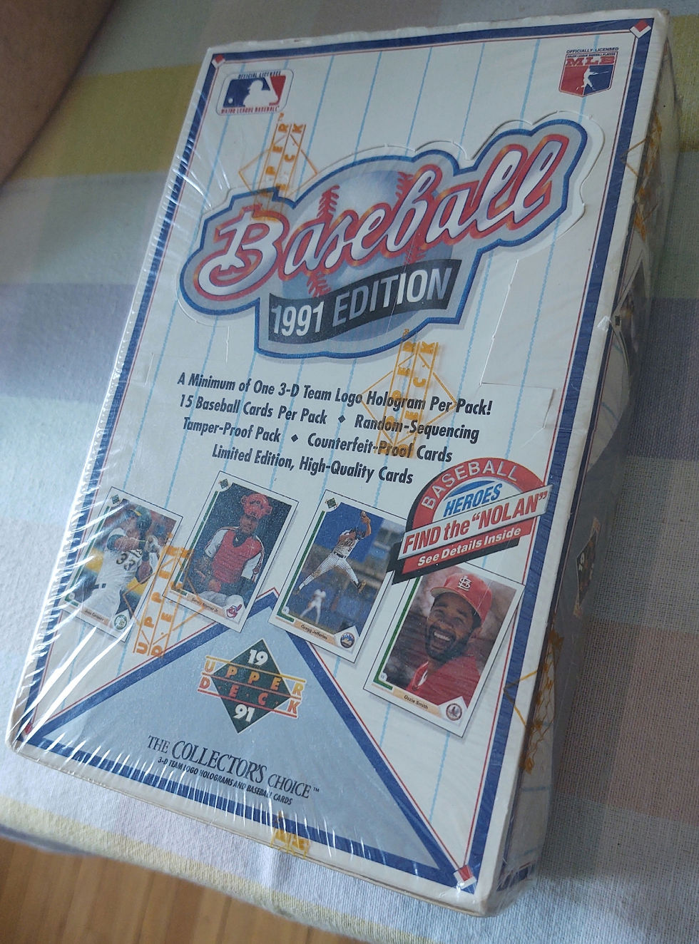 Thumbnail: 1991 Upper Deck Low Series Baseball Wax Box Sealed, possible Michael Jordan SP1