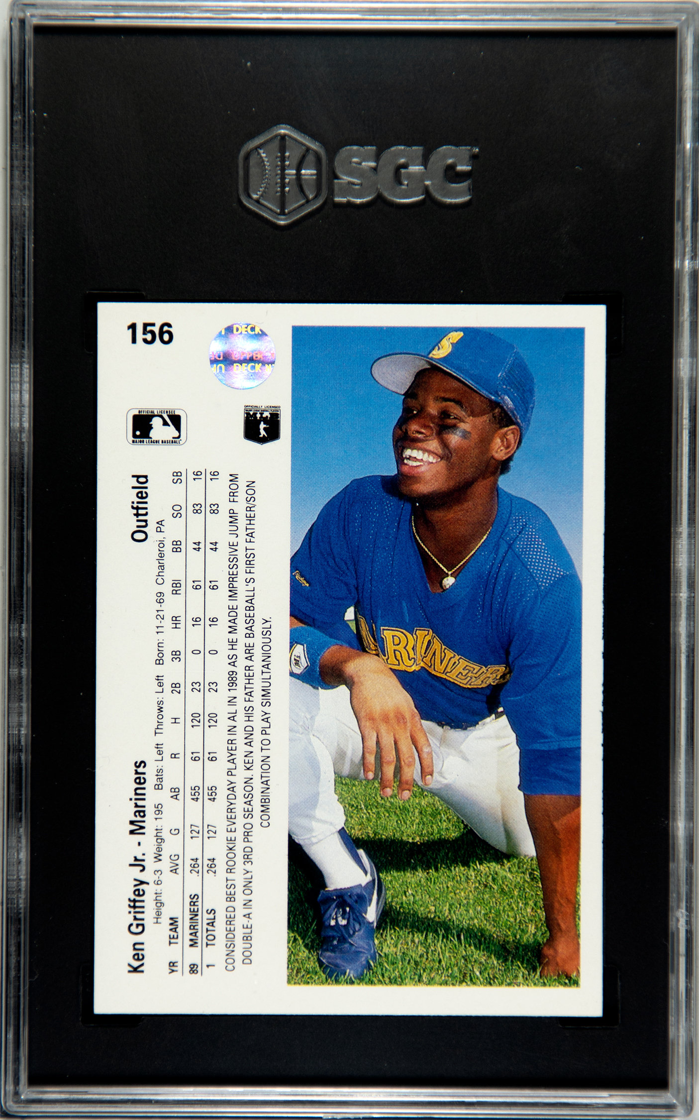 1990 Upper Deck (NO COPYRIGHT ERROR) Ken Griffey Jr. | SlabSlayer