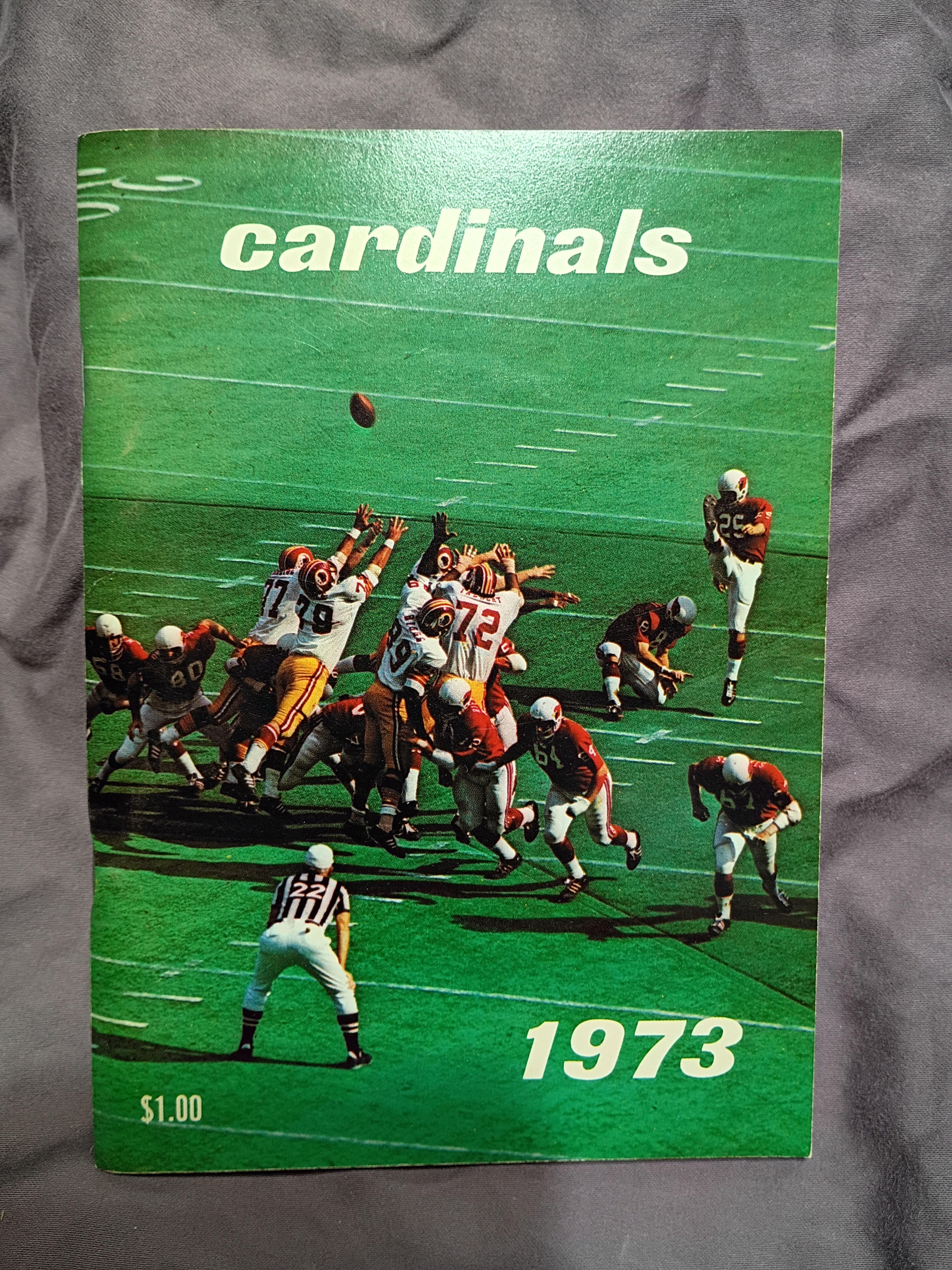 1973 St. Louis Football Cardinals Pre-Season Media Program