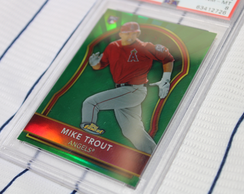 2011 Topps Finest マイク・トラウト 60/199 RC グリーン 海外 即決