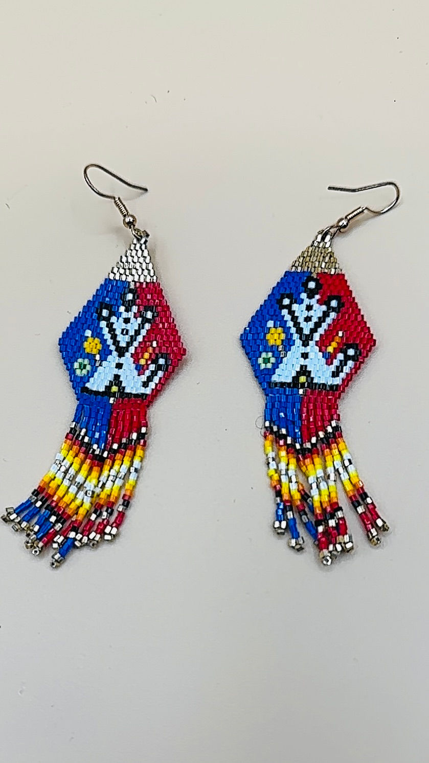 Thumbnail: Miyuki Cube Beaded Earrings