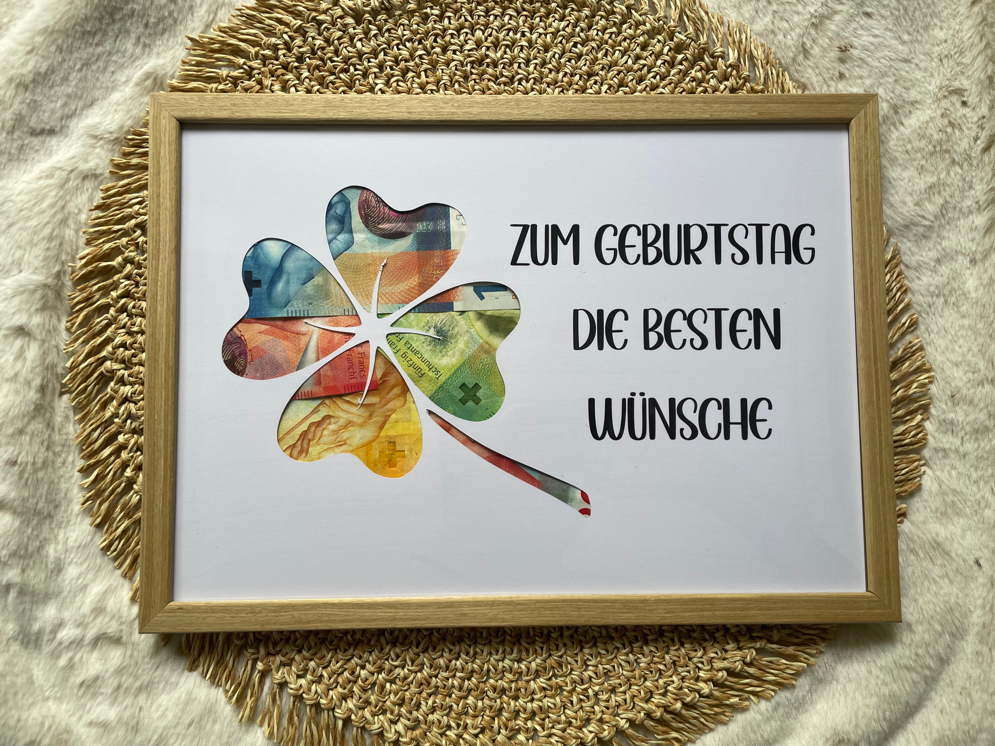 Geldgeschenk ,,Kleeblatt“