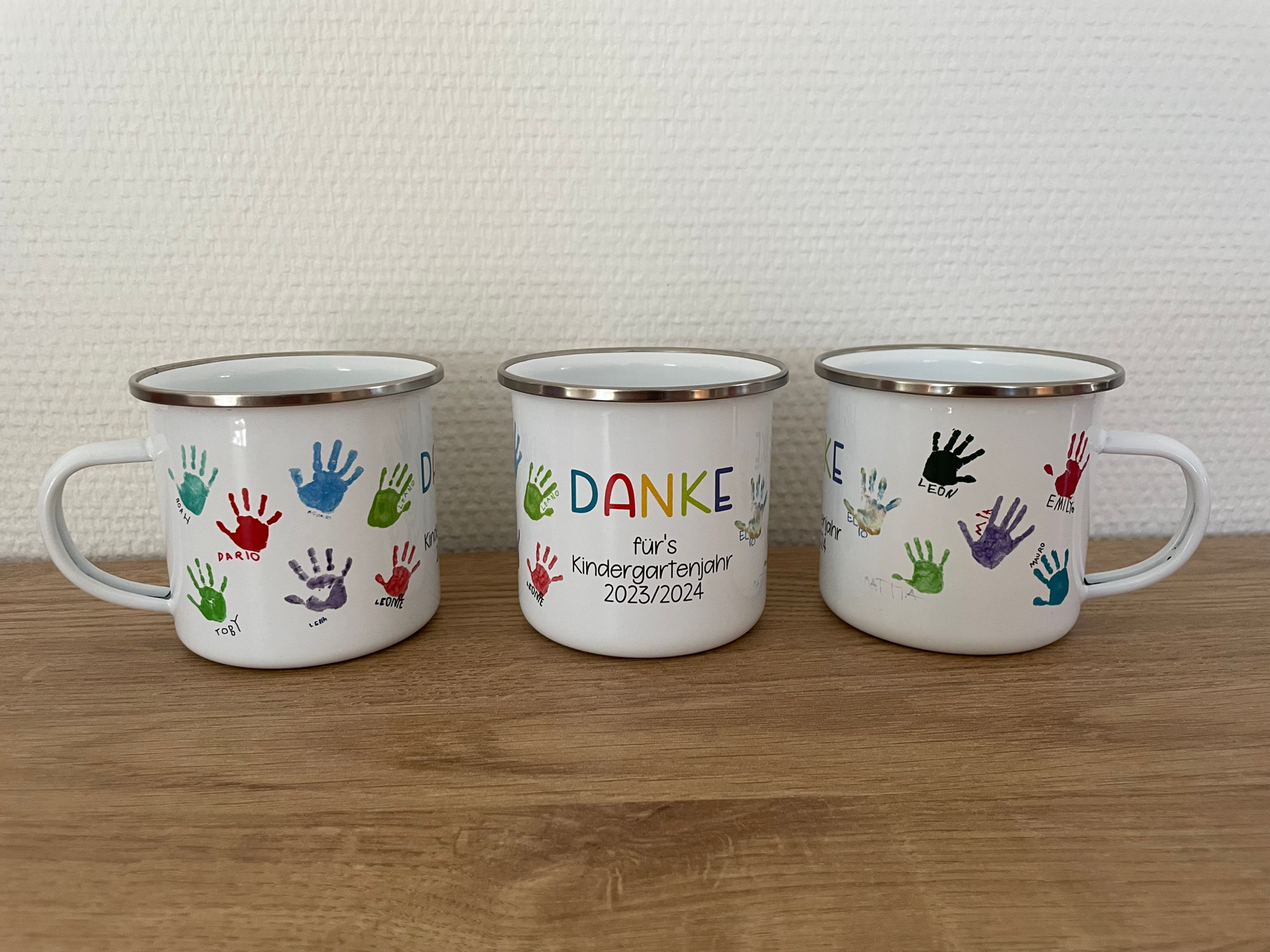 Emaille-Tasse - Nach Wunsch
