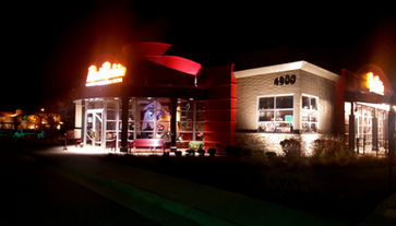 "Red Robin at night."