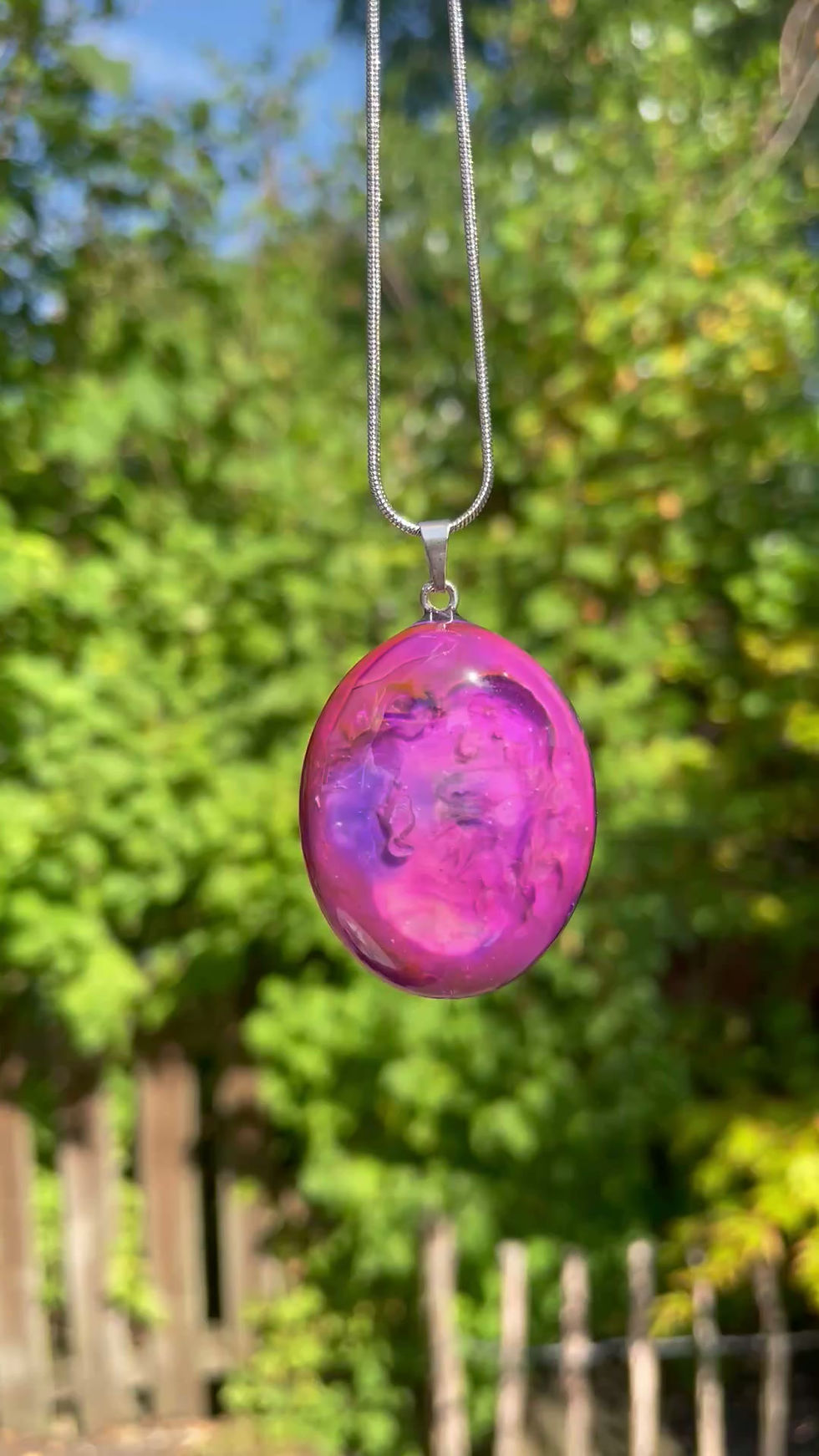 Thumbnail: Pink Galaxy Pendant 