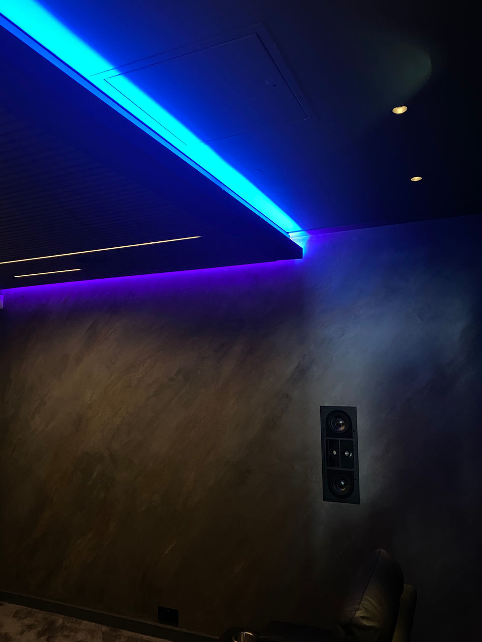 Contemporary Interior design, Home cinema design