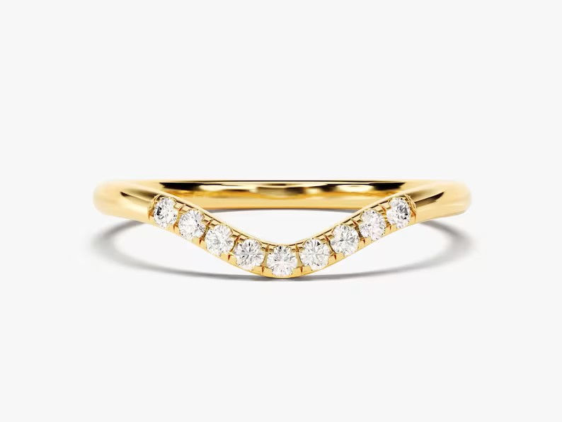 Thumbnail: Curved Wedding Rings