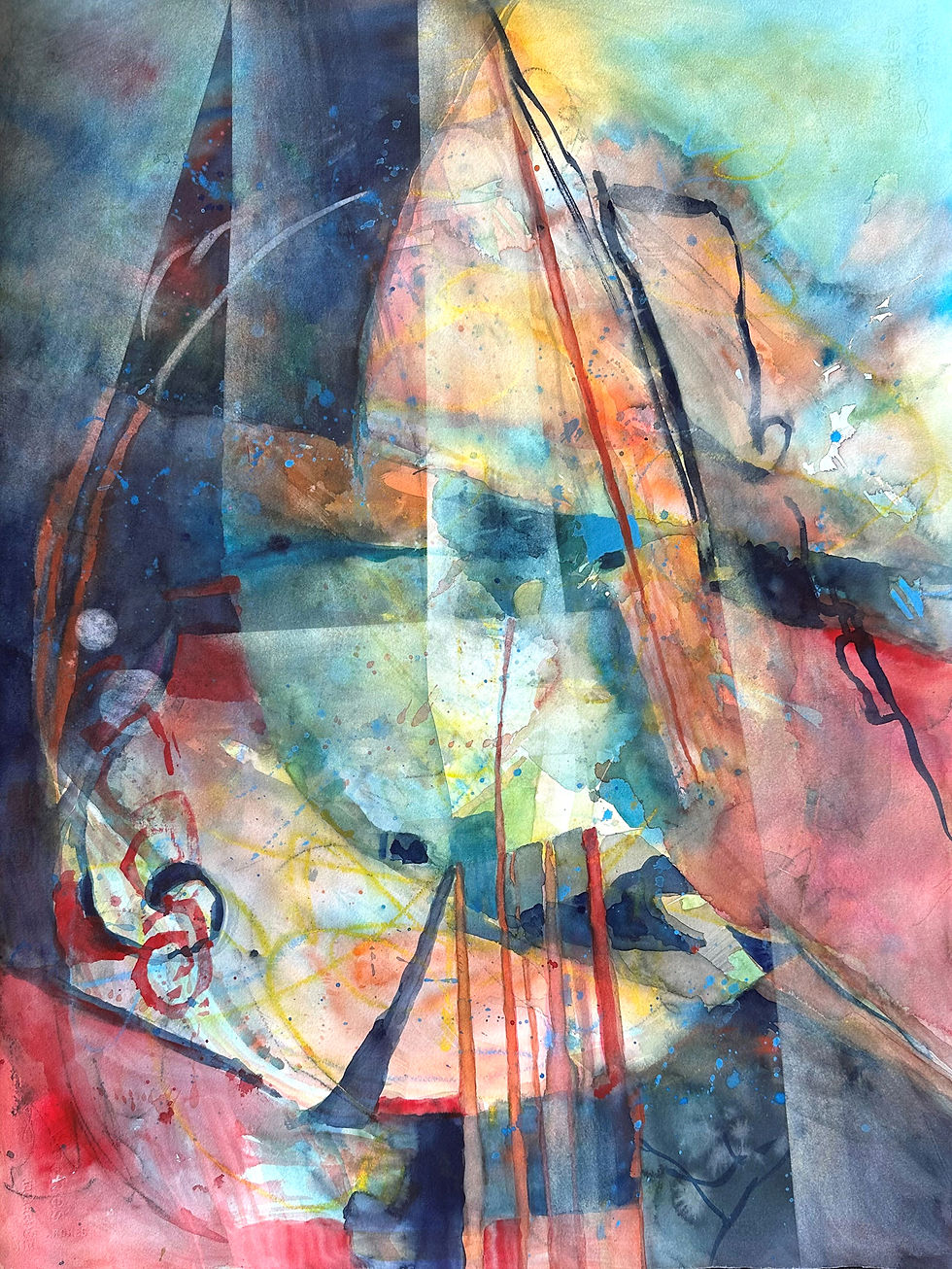 "Life Lessons" Jean Warren, 20x22, Watercolor