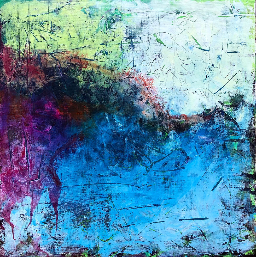 "Mist" Robin Valenzuela, 10 x 10, Acrylic