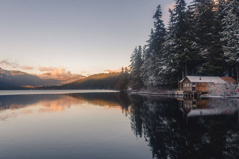 photo of alta lake whistler bc
