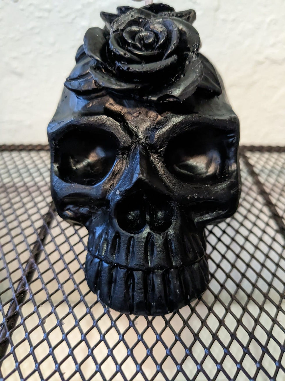 Thumbnail: Elegant Skull Shaped Soy Wax Candle by Scented Flames and Crafts