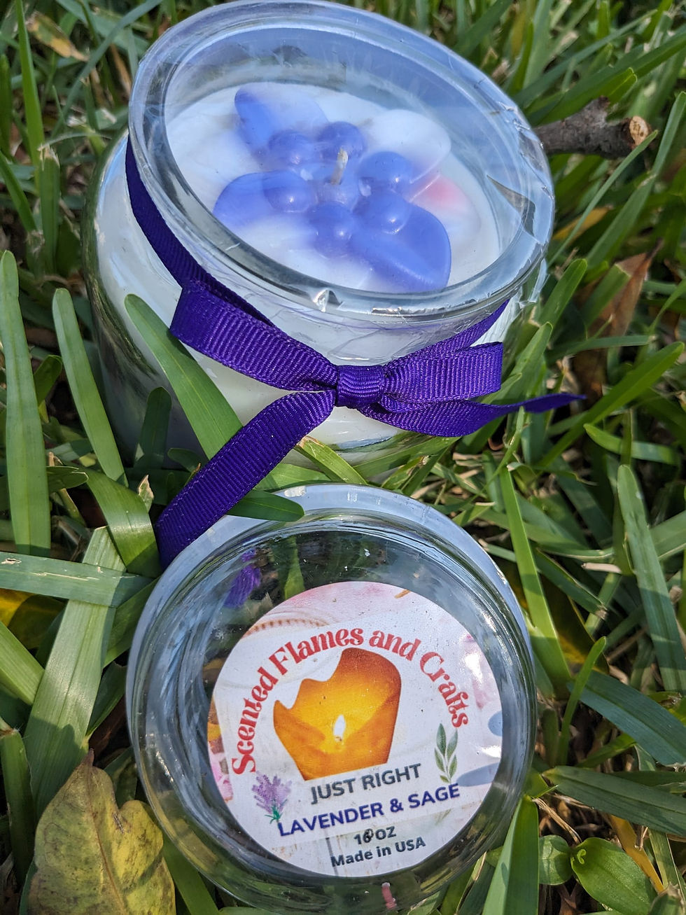 Thumbnail: Lavender Sage Scented Candles