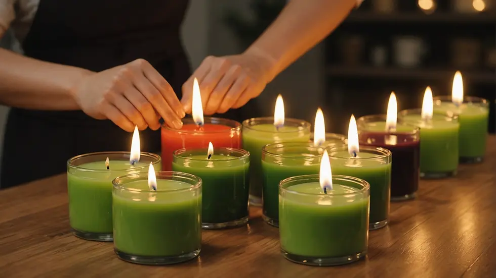 Eco-Friendly Candle Making Process