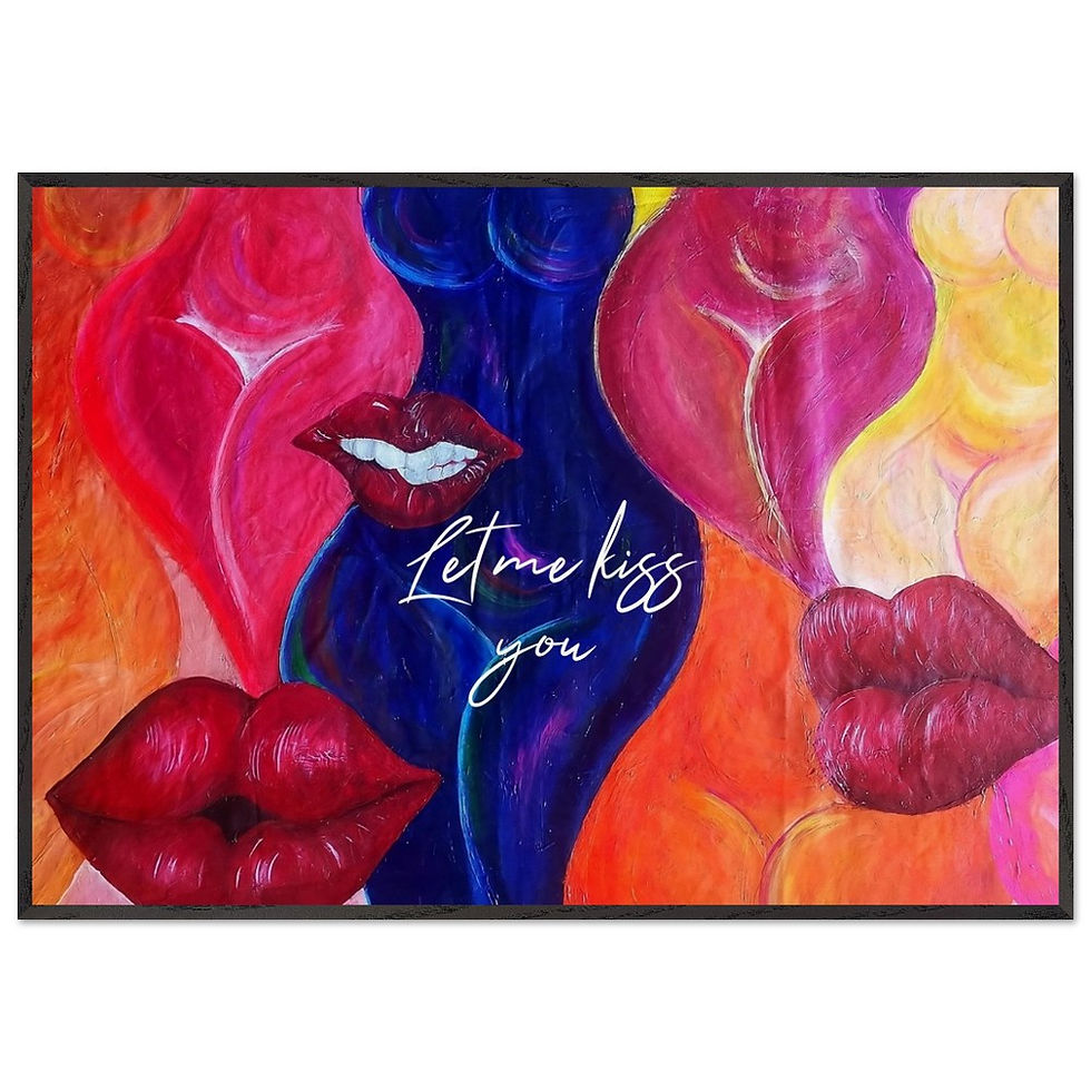 Modified image by the artis. The original art work  doen't have writings.