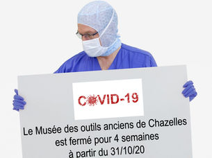 Fermeture du Musée pour 1 mois