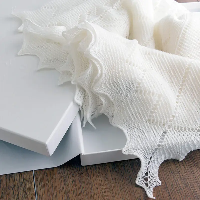 Thumbnail: Pure Wool Christening Shawl Gift Boxed