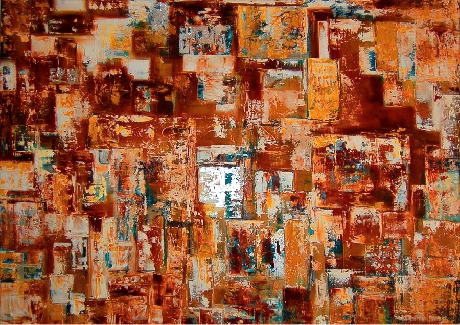 HOGGAR-10 -120 x 80 cm - Huile-sur-toile